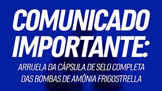 COMUNICADO sobre a ARRUELA da CÁPSULA DE SELO COMPLETA das BOMBAS DE AMÔNIA FRIGOSTRELLA [upl. by Odlo]