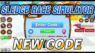 WORKING CODE Sledge Race Simulator Code for November 2024 [upl. by Oremo]