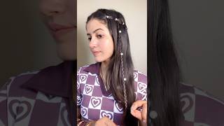 Open hair hairstyle ❤️😍🌷 hairstyle hairtutorial hair hairhacks shorts [upl. by Esdras783]