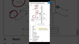 🛠️vernier Height Gauge construction  least count  fitter turner machinist [upl. by Oribella408]