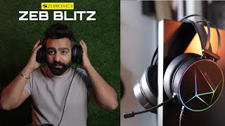 Zebronics Zeb BLITZ Review  Best gaming headphone 2024  under 2000 Rs [upl. by Ahsinned]