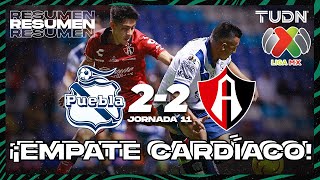 HIGHLIGHTS  Puebla 22 Atlas  CL2024  Liga Mx J11  TUDN [upl. by Dennett]