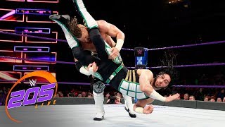 Mustafa Ali vs Buddy Murphy  Cruiserweight Title Tournament Quarterfinal 205 Live March 6 2018 [upl. by Doowle]