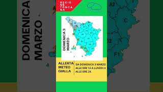 ALLERTA METEO GIALLA  TOSCANA  3  4 MARZO [upl. by Walli407]