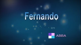 Fernando ♦ ABBA ♦ Karaoke ♦ Instrumental ♦ Cover Song [upl. by Acinoev]