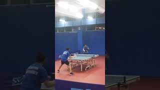 BH Block with Bluestorm rubber tt tabletennis topspin [upl. by Nahtam]