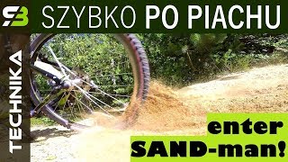 Technika jazdy na rowerze górskim  PIASEK Jak jeździć szybko po piasku Trening MTB [upl. by Atikat82]