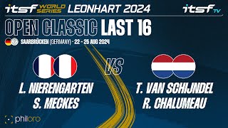 NierengartenMeckes vs Van SchijndelChalumeau  Last 16  ITSF 2024 WS Leonhart Open Classic [upl. by Orihakat134]