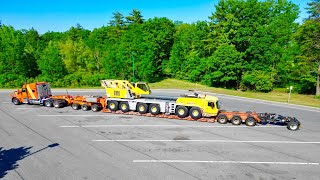 Transporting a Grove Crane from Florida to Quebec [upl. by Jeanine]