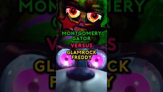 Montgomery Gator Vs Glamrock freddy edit fnaf vsbattle [upl. by Ggerk]