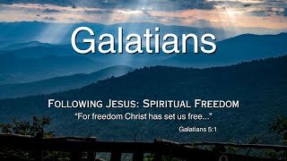 quotFollowing Jesus Spiritual Freedomquot Galatians 3114 Andrew Blalock [upl. by Neyud]