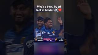 Sri lankan bowlers change the match against afghanistan☠️❤ cricket trending shorts [upl. by Acireit]