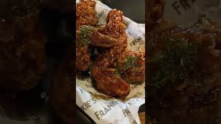 HICKORY BBQ at FRANKIES New York Buffalo Wings shorts foodies [upl. by Squires500]