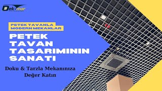 Petek Asma Tavan Yapımı amp Modelleri 2021  En Yeni Tasarımlar amp Fiyatlar  İstanbul 0216 499 0892 [upl. by Pendleton272]