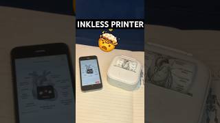 Inkless Printer🤯 student notes diy sticker study [upl. by Ocinemod]