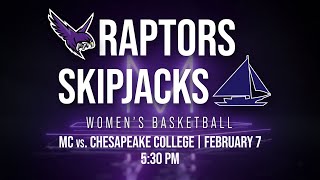 Montgomery College Basketball  MC Womens Basketball vs Chesapeake College [upl. by Keelin680]