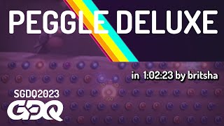 Peggle Deluxe by britsha in 10223  Summer Games Done Quick 2023 [upl. by Anneliese]