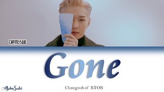 Lee Changsub 이창섭 BTOB 비투비  Gone 가사Lyrics HanRomEng [upl. by Dicky]