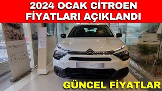 2024 OCAK CİTROEN FİYATLARI AÇIKLANDI CİTROEN FİYAT LİSTESİ 2023  C3C3 AİRCROSSC5 AİRCROSS [upl. by Rosalinde]