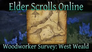 Woodworker Survey West Weald Elder Scrolls Online ESO [upl. by Eerdua]