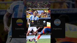 Hasil Kualifikasi Piala Dunia 2026  Colombia vs Argentina [upl. by Elolcin908]