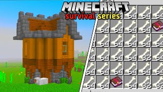 I build The BEST SPAWNER XP FARM IN MINECRAFT SURVIVAL SERIES 121 EP 2 [upl. by Egroeg]