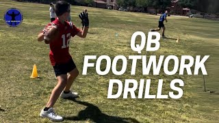 4 QB Footwork drills [upl. by Amero186]