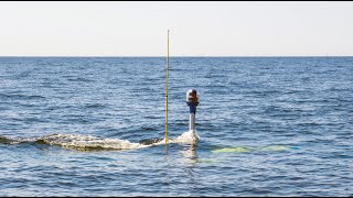 Research Submarine quotEuronautquot  at the Periscope Depth [upl. by Aneryc]