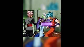 BLACK GOKU AND ZAMASU VS GOKU blackgoku zamasu goku vs shortsfeed [upl. by Aisad]