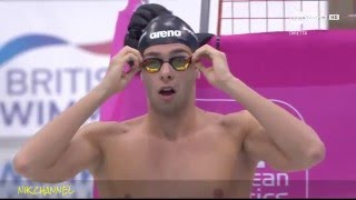 PaltrinieriDetti  ORO e ARGENTO 1500 sl  Europei di nuoto Londra 2016 [upl. by Bakeman]