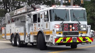 Anne Arundel County Fire Department BRAND NEW Tower Ladder 26 amp Medic 26 Responding 62023 [upl. by Down836]