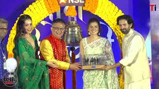 SABARMATI  Vikrant Massey Riddhi Dogra And Raashi Khanna At NSE For The Promotion [upl. by Arnaud]