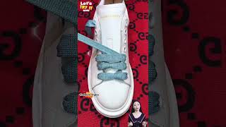 Shoes lace styles 2024 Creative Tie Shoelaces McQueen Shoe lacing styles P06424 shoelaces [upl. by Ema]