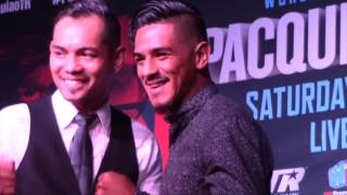 NONITO DONAIRE v JESSIE MAGDALENO  OFFICIAL HEAD TO HEAD  PACQUIAO v VARGAS [upl. by Anitrak977]