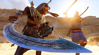 Assassins Creed Origins  The Cursed Pharaoh Siwan Sickle Rampage amp Stealth Kills Gameplay [upl. by Fitzgerald]