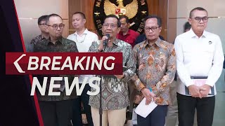 BREAKING NEWS  Menko Polhukam Mahfud MD Sampaikan Laporan Akhir Satgas TPPU Rp 349 Triliun [upl. by Robert407]