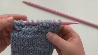 Learn to Knit  Intermediate  Yarn Over yo UK [upl. by Hsac699]