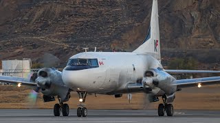 KF Aerospace Convair CV580F Outbound Taxi and Takeoff From Kamloops Airport [upl. by Irap]