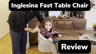 Inglesina Fast Table Chair review [upl. by Cynarra237]