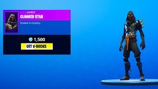 NEW EPIC quotCLOAKED STARquot SKIN OUT NOW INTENSITY IS BACK FORTNITE DAILY ITEM SHOP [upl. by Anileba645]