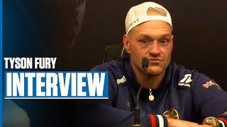 Tyson Fury IMMEDIATE Reaction at PostFight Press Conference [upl. by Trojan]