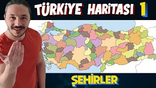 TÜRKİYENİN ŞEHİRLERİ OYUNU  Türkiye Harita Bilgisi Çalışması Kamp1 KPSSAYTTYT [upl. by Haleehs932]