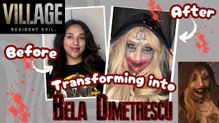 Transforming into Bela Dimetrescu Resident Evil Village [upl. by Felt]