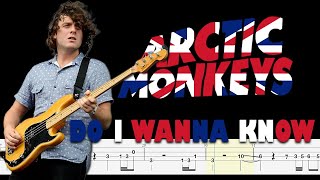 Arctic Monkeys  Do I Wanna Know Bass Tabs and Notation  By ChamisBass chamisbass basstabs [upl. by Arihaj]