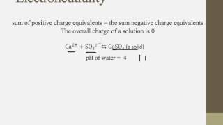 prelecture electroneutrality [upl. by Cassiani]