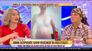 De necrezut Mama despuiată Show deocheat în faţă fiicei [upl. by Nauqit]