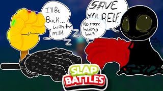 Gloves That Have VOICES As Sound Effect  Slap Battles Roblox [upl. by Ylenaj431]