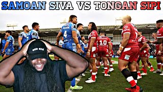 Football Player React To Unmissable Samoan Siva Tau v Tongan Sipi Tau at Rugby League World Cup 2021 [upl. by Sonny]