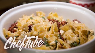 How to Make Italian Pasta Salad  Recipe in description [upl. by Sucam]