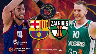 🏀 BARÇA  ZALGIRIS 🔥  📆 J21 EUROLEAGUE 👉 CONEXIÓN PALAU  NARRACIÓN  RdP POST PARTIDO [upl. by Eisiam]